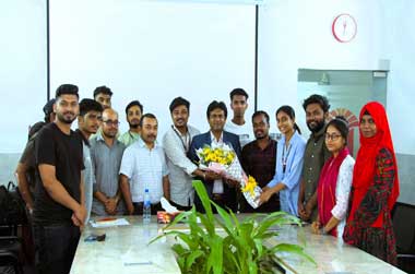 South Asia Business Club Felicitates Dean for Passing PhD Viva