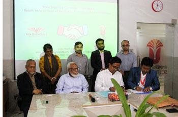 South Asia School of Business and Wadhwani Foundation have officially commenced their partnership with the signing of a Memorandum of Understanding (MoU)