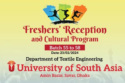 Fresher's Reception and Cultural program
