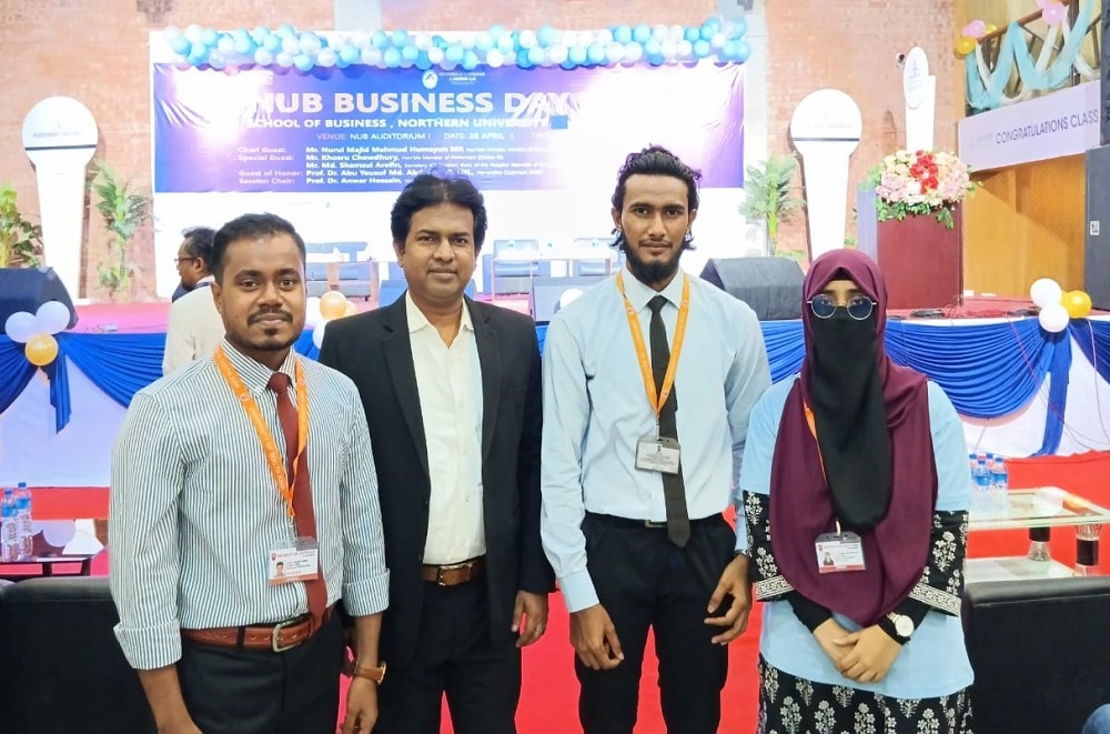 BBA Team Contested in Final Round of NUB Business Case Competition 2024