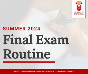 SUMMER 2024 Final Exam Routine