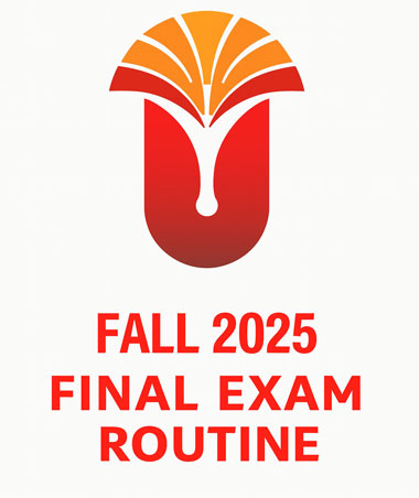 FALL 2025 - Final Exam Routine