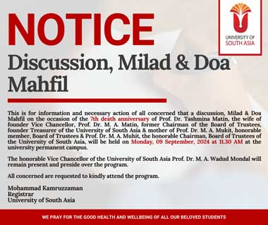 Discussion, Milad & Doa Mahfil